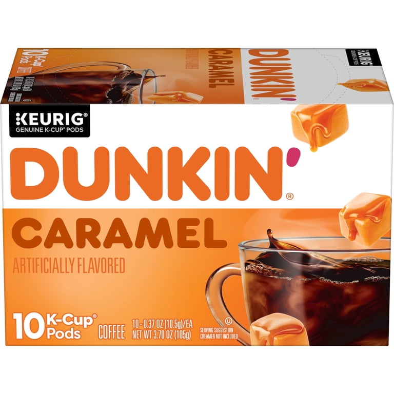 Dunkin' Caramel Me Crazy他smile253 Dunkin', Coffee, 10 ct, Caramel Me Crazy flavored K-Cup Pods