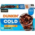 thumbnail image 1 of Dunkin’ Cold Iced Coffee, Caramel Artificially Flavored Keurig K Cup Pods, 10 Count Box, 1 of 16