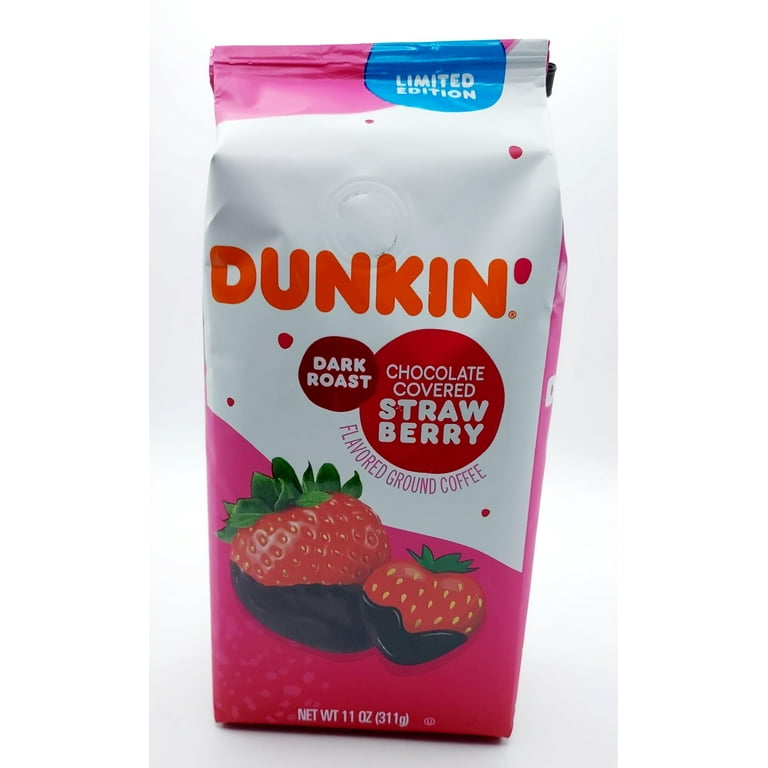 Dunkin Dark Roast Chocolate Covered Strawberry Coffee - Walmart.com