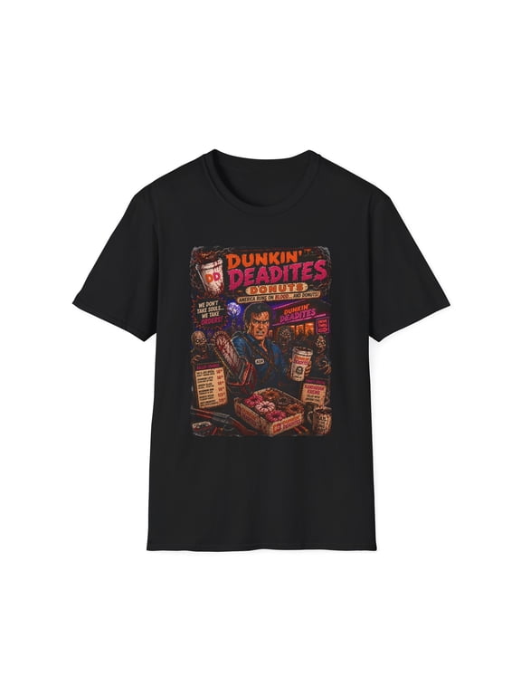 Dunkin Deadites Donuts T-Shirt | Horror Coffee Evil dead