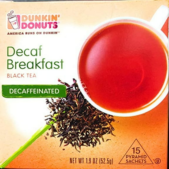 Dunkin' Decaf Breakfast Black Tea 15 Tea Bags