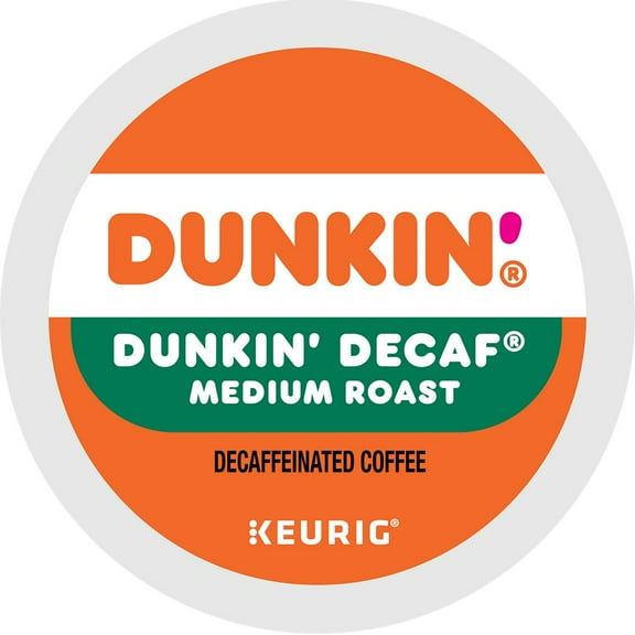 Dunkin' Decaf Coffee Medium Roast K-Cup Box 22 ct.
