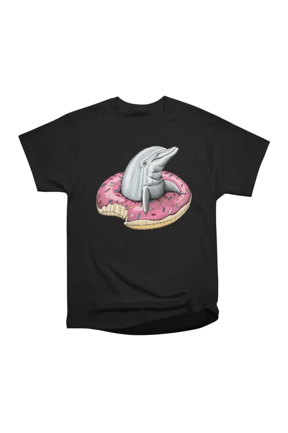 Dunkin Dolphin Color Version T-Shirt Tee Gift For Him Merch For Her Apparel For Friend