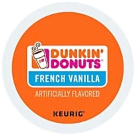Dunkin Donuts 2519292 French Vanilla Coffee K-Cup Pods Medium Roast 24/Box (400847)
