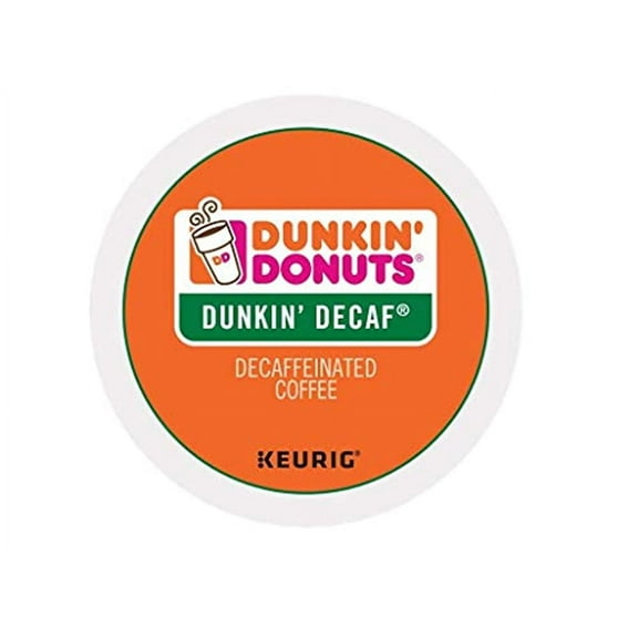 Dunkin' Donuts Decaf Medium Roast, Keurig Coffee Pods, 96 Ct (4 Boxes of 24)