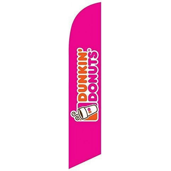 Dunkin' Donuts Feather Banner Swooper Flag, Replacement Flag Only