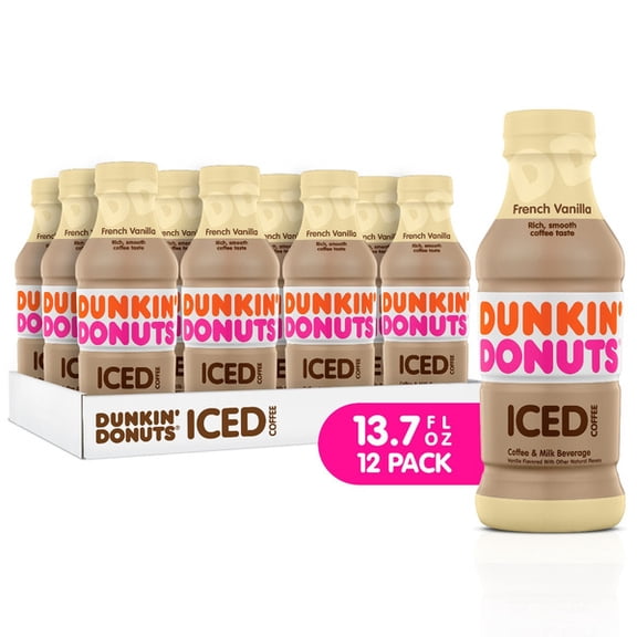 Dunkin' Donuts French Vanilla Iced Coffee Ready to Drink 13.7 fl oz