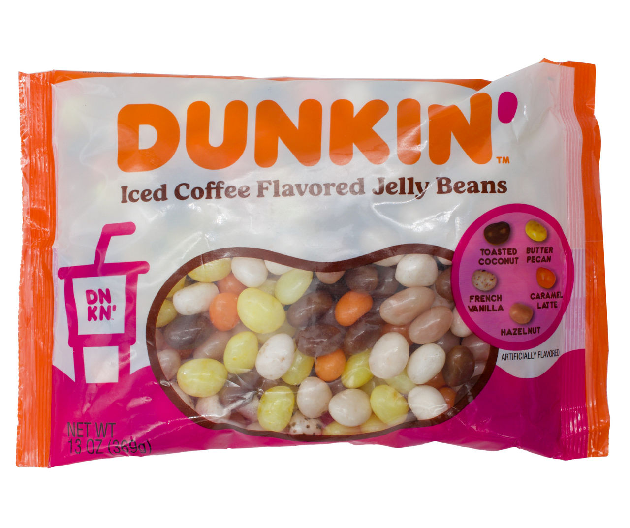 Dunkin Donuts Iced Coffee Flavored Jelly Beans, 13 Oz.