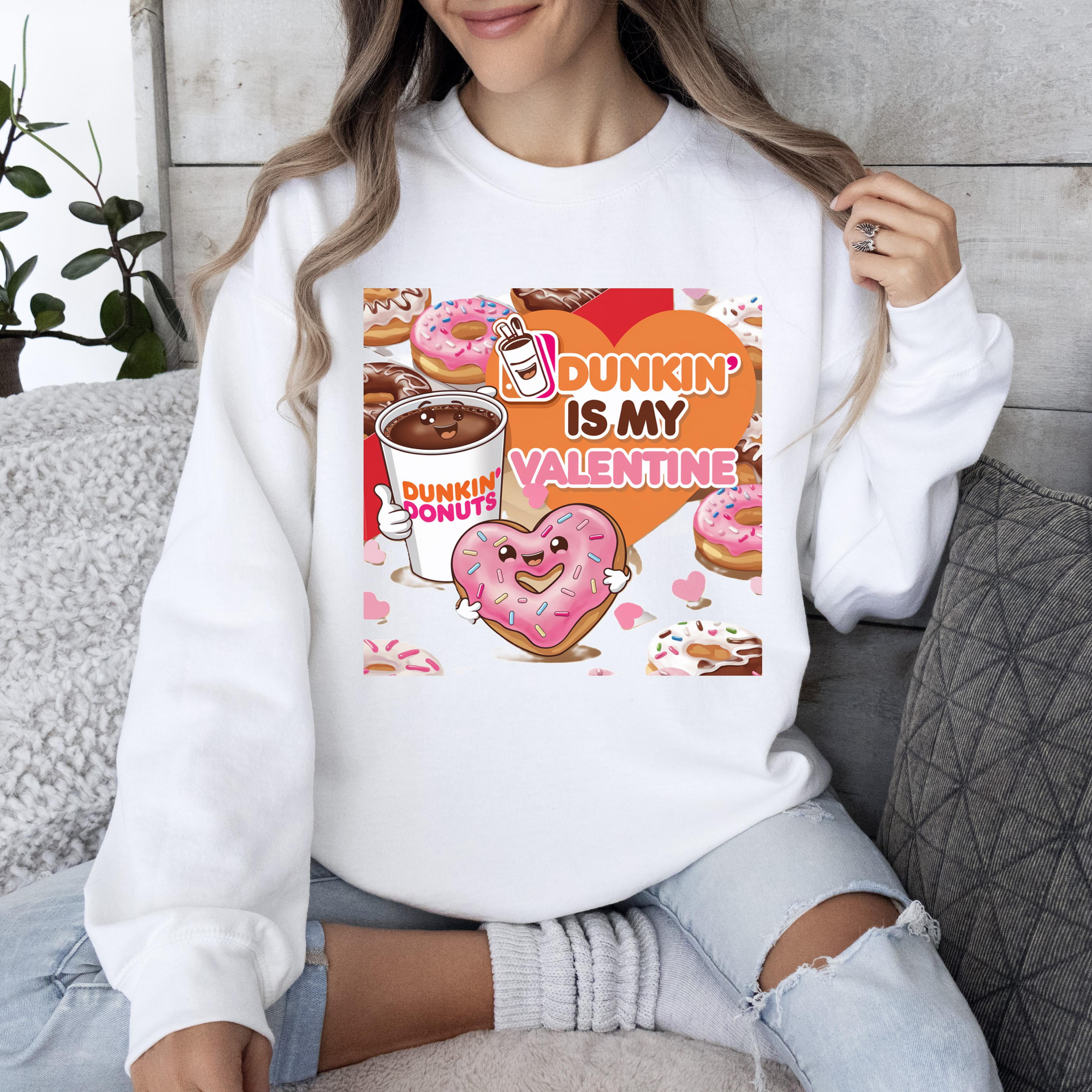Dunkin' Donuts Lovers’ Dream Valentine 2025 SWEATSHIRT FOR WOMEN