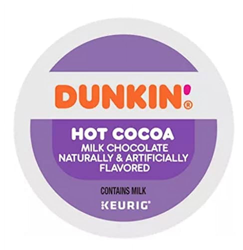 Dunkin Donuts Milk Chocolate Hot Cocoa Kcups Cocoa for Keurig Kcup