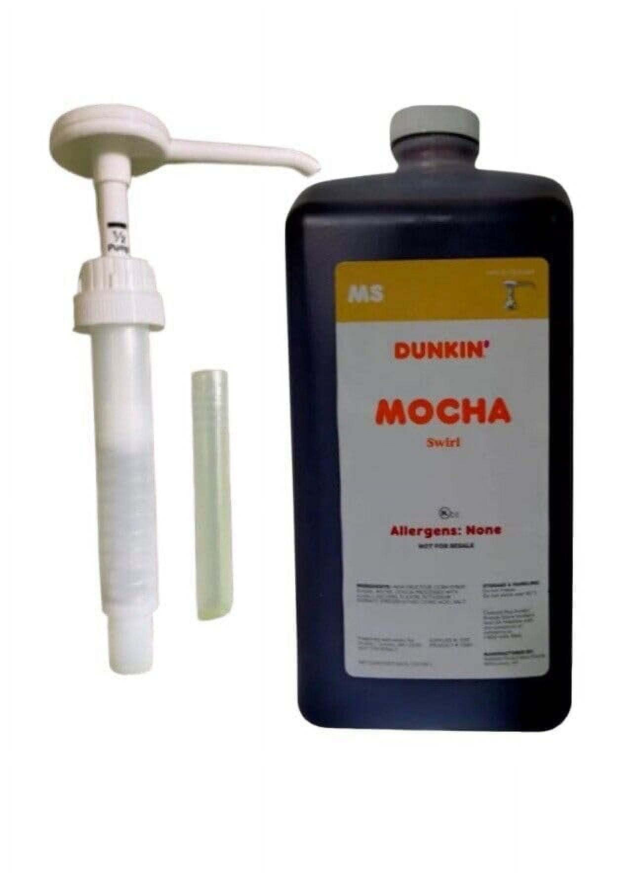 Dunkin Donuts Mocha SauceSwirlSyrup 64 Oz Jug (With Pump)