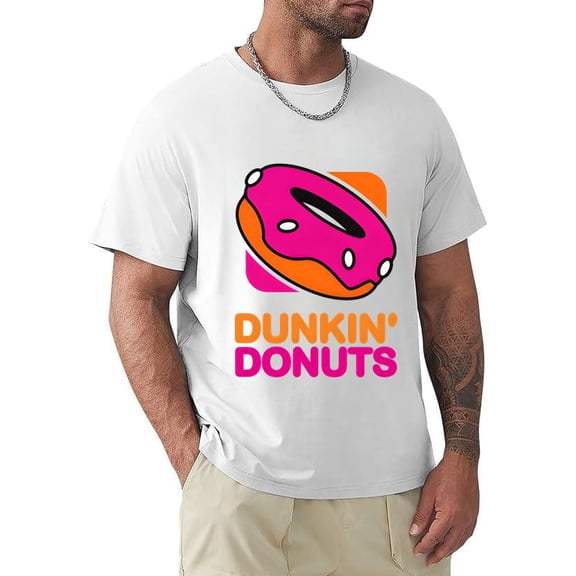 Dunkin Donuts New Logo Coffee Lover Retro Style Morning Cafe Gift Unisex T-Shirt, for men & women, up to size 5XL.