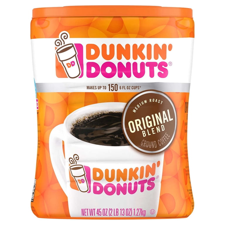 Dunkin' Donuts 100% Arabica Original Blend Ground Coffee, Medium