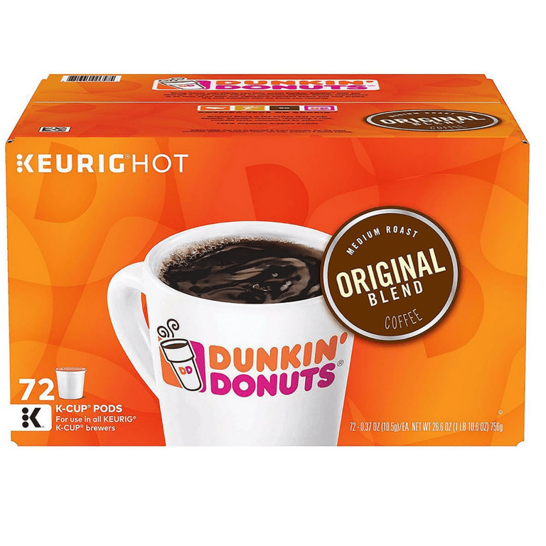 Dunkin' Donuts Original Blend Medium Roast Ground Coffee with 