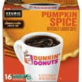 thumbnail image 1 of Dunkin' Donuts Pumpkin Spice Flavored Coffee K-Cup Pods, 16 Count, 1 of 3