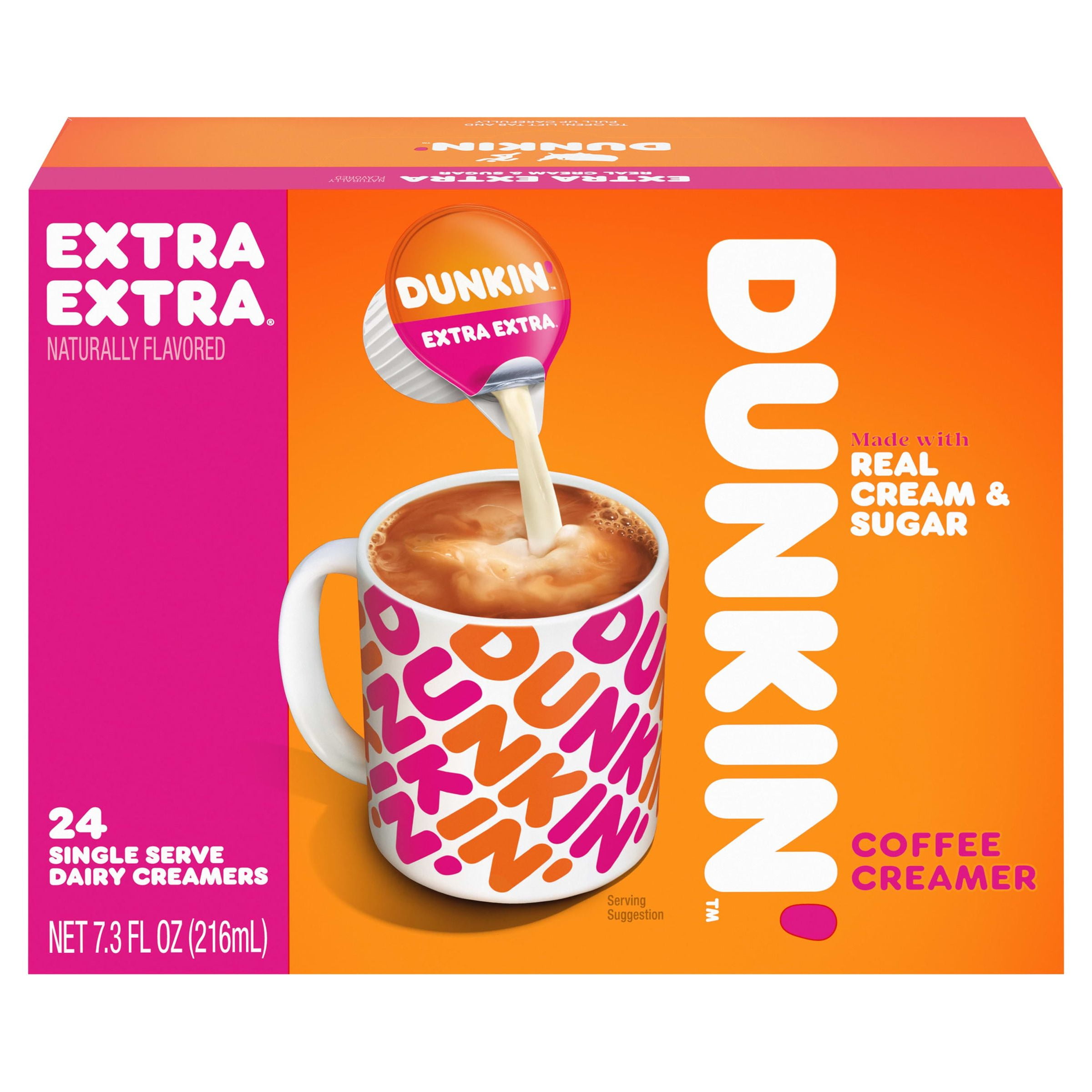 dunkin donuts single serve creamer