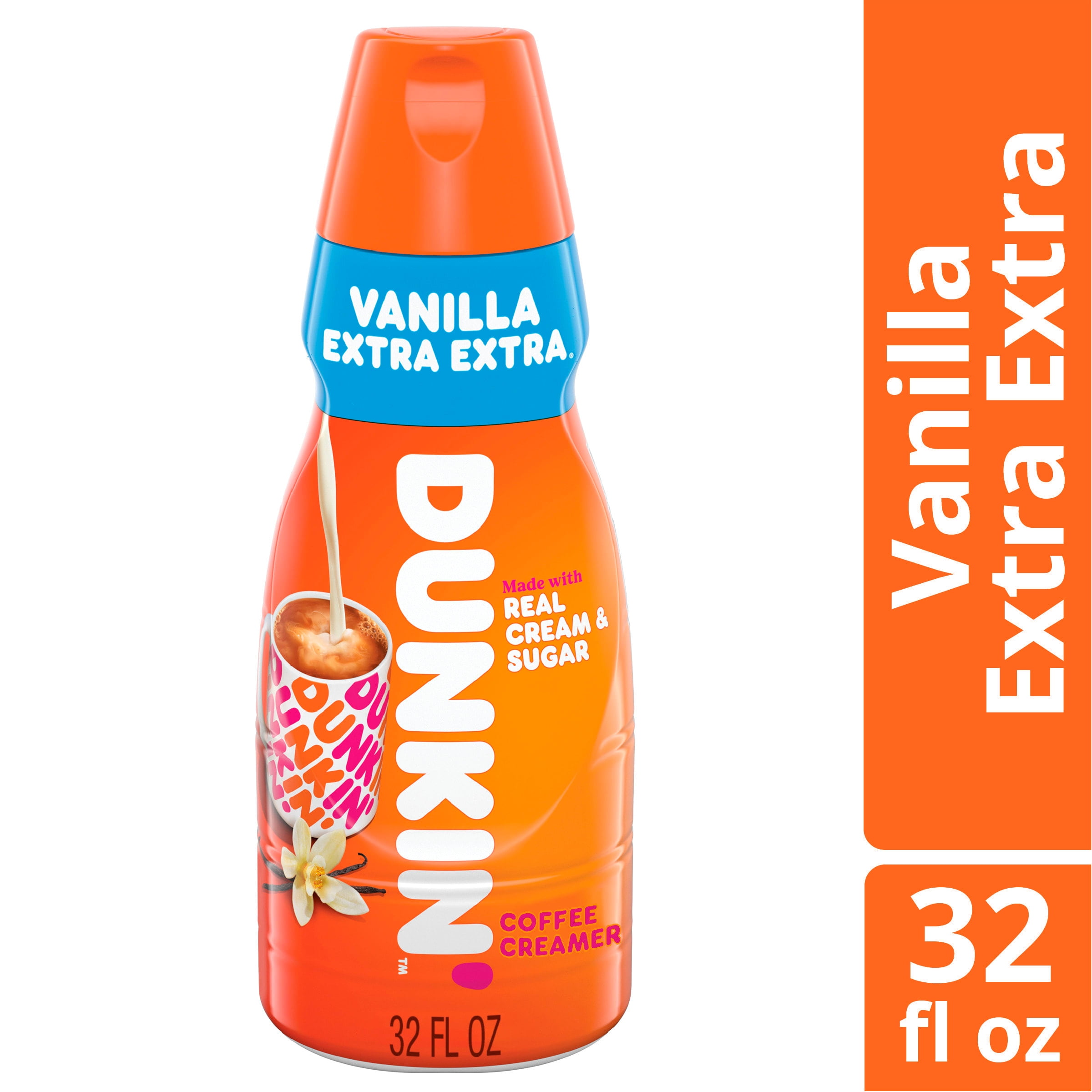 Dunkin’ Extra Extra Vanilla Coffee Creamer, 32 fl oz