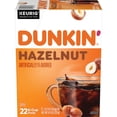 thumbnail image 1 of Dunkin’ Hazelnut Artificially Flavored Coffee, Keurig K Cup Pods, 22 Count Box, 1 of 14