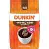 Dunkin’ Original Blend Whole Bean Coffee, Medium Roast, 18 oz Bag