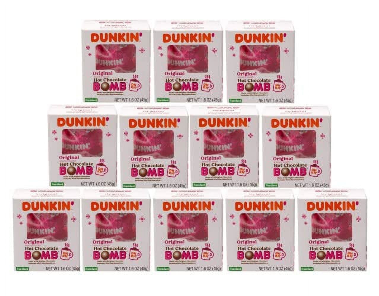 Walmart Black Friday Deals 2025 - Dunkin' Original Hot Chocolate BOMB, 12 Pack, By Frankford Candy