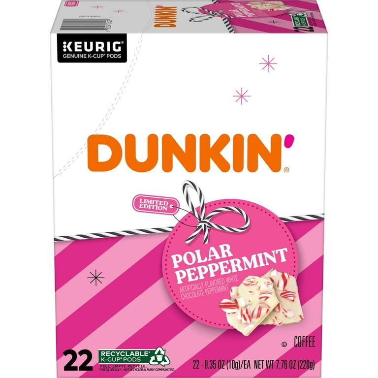 Dunkin' K-Cup Polar Peppermint Coffee Dunkin' K-Cup Polar Peppermint Coffee