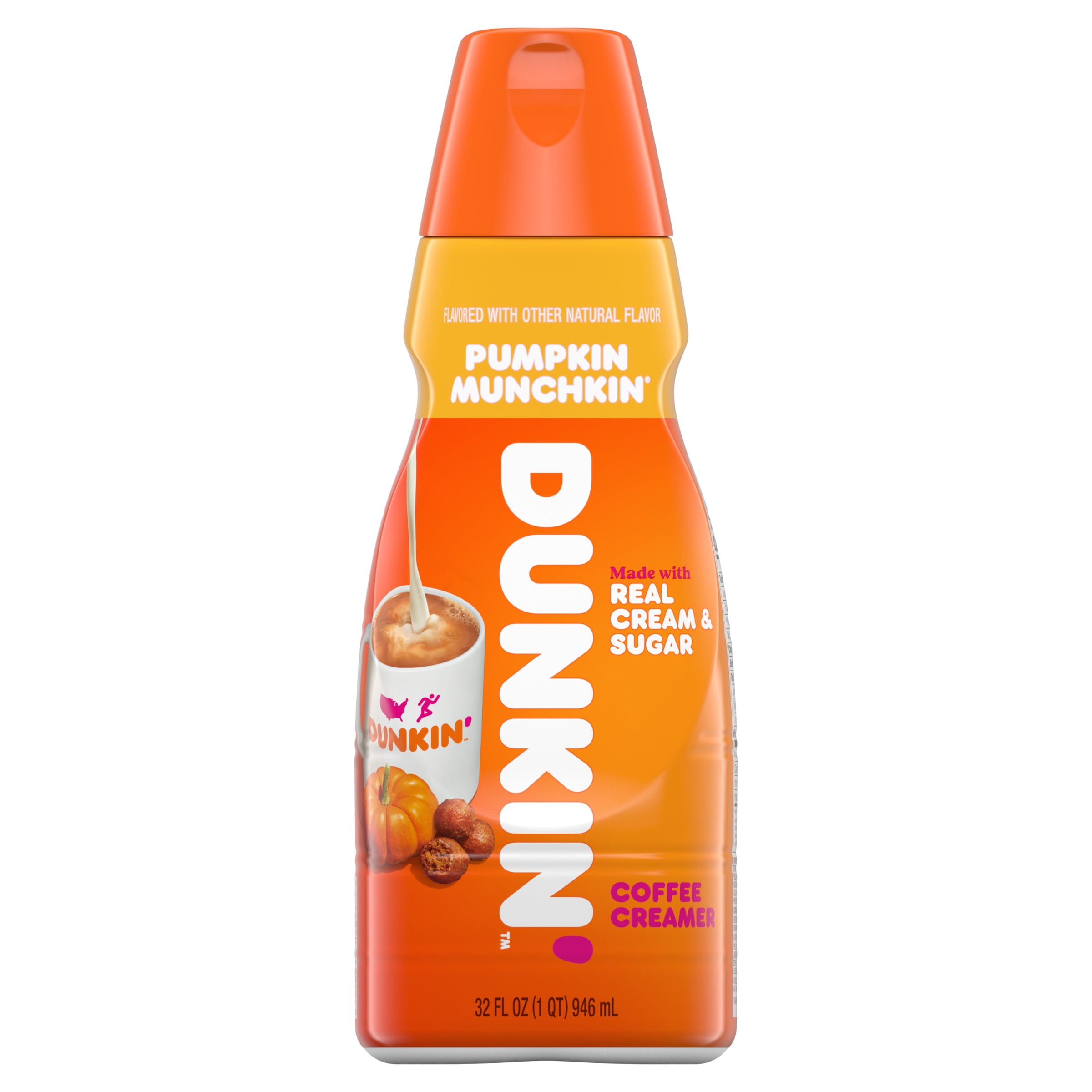 Dunkin’ Pumpkin Munchkin Coffee Creamer, 32 oz.