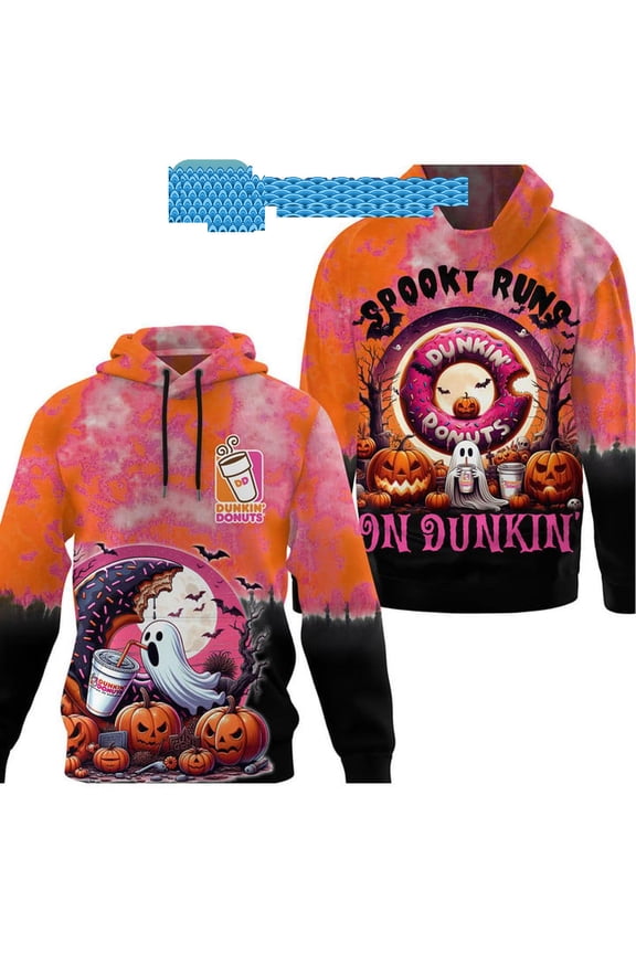 DunkinDonuts Spooky Runs On DunkinHalloween Hoodie T-Shirt