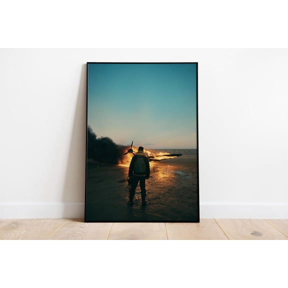 Dunkirk Minimalist Movie Poster, Christopher Nolan Art, Unframed Paper Poster 8x10in