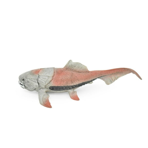 Dunkleosteus, Prehistoric Fish, Dinosaur, Very Realistic Rubber Figure, Model, Educational, Animal, Hand Painted Figurines, 8" CH032 BB74