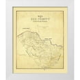 thumbnail image 1 of Dunlap 15x17 White Modern Wood Framed Museum Art Print Titled - Bee County Texas - Dunlap 1863, 1 of 4
