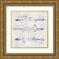 thumbnail image 1 of Dunlap, Marilyn 12x12 Gold Ornate Wood Framed with Double Matting Museum Art Print Titled - Boho Arrow Dreams, 1 of 4