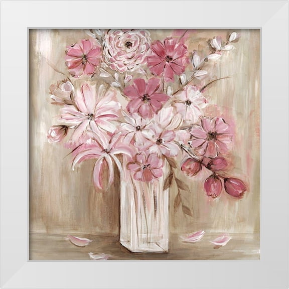 Dunlap, Marilyn 12x12 White Modern Wood Framed Museum Art Print Titled - Summer Blush
