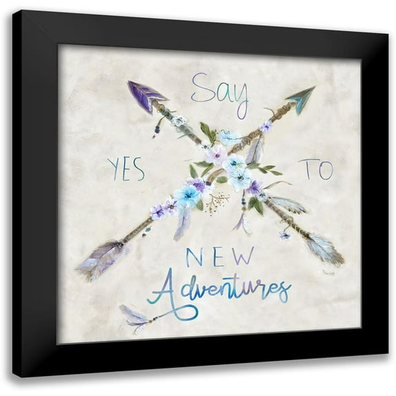 Dunlap, Marilyn 15x15 Black Modern Framed Museum Art Print Titled - Boho Arrow