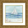 thumbnail image 1 of Dunlap, Marilyn 15x15 Gold Ornate Wood Framed with Double Matting Museum Art Print Titled - Gulf Shores I, 1 of 4