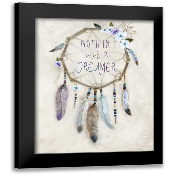 Dunlap, Marilyn 15x18 Black Modern Framed Museum Art Print Titled - Boho Dreamcatcher