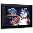 thumbnail image 1 of Dunlap, Marilyn 18x15 Black Modern Framed Museum Art Print Titled - Snow Friends, 1 of 5