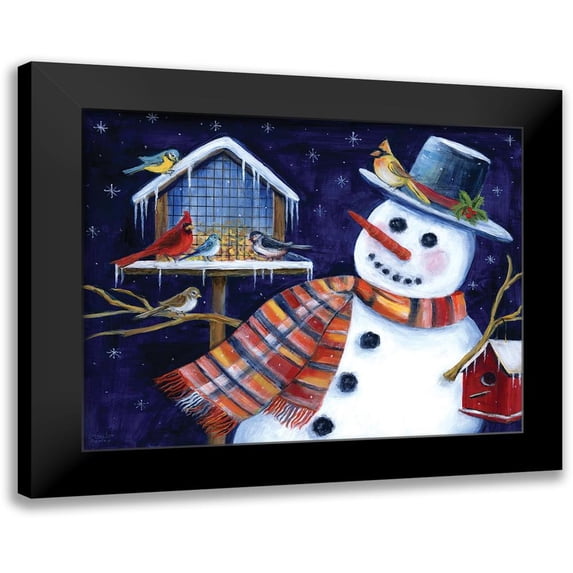 Dunlap, Marilyn 18x15 Black Modern Framed Museum Art Print Titled - Snow Friends