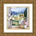 thumbnail image 1 of Dunlap, Marilyn 26x26 Gold Ornate Wood Framed with Double Matting Museum Art Print Titled - Afternoon in Tuscany, 1 of 4