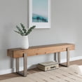 thumbnail image 1 of Dunlinn Rustic Industrial Bench, 1 of 8