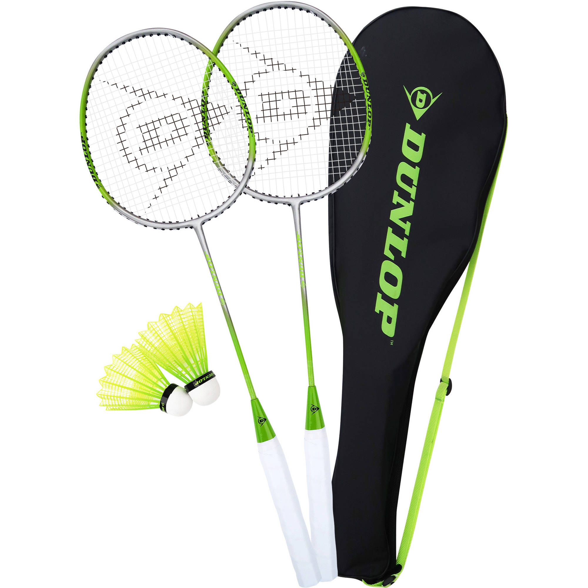 Dunlop 2-Player Premium Badminton Racquet Set - One Piece Aluminum Frame - image 1 of 6