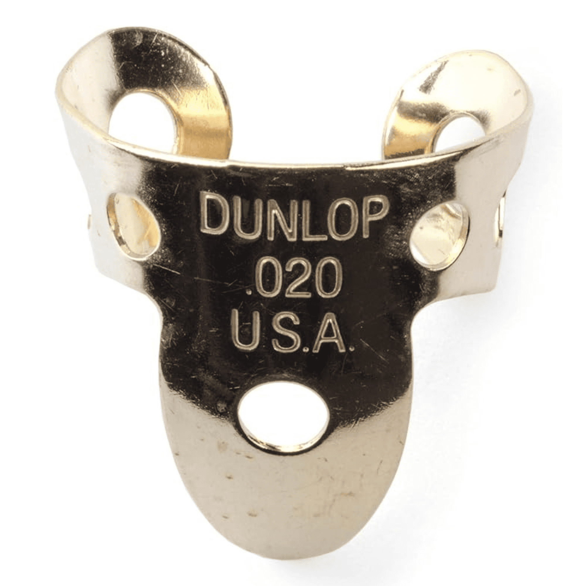 Dunlop 37R20-U 0.20 in. Brass Metal Finger Picks Tube Guitar - Pack of 20