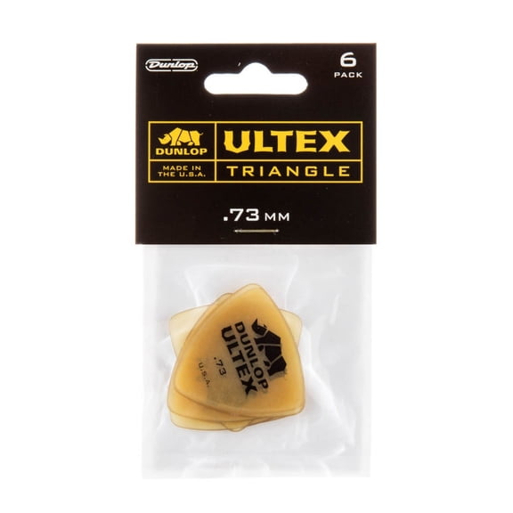 Ultex Triangle Guitar Picks, 6 Picks (.73)