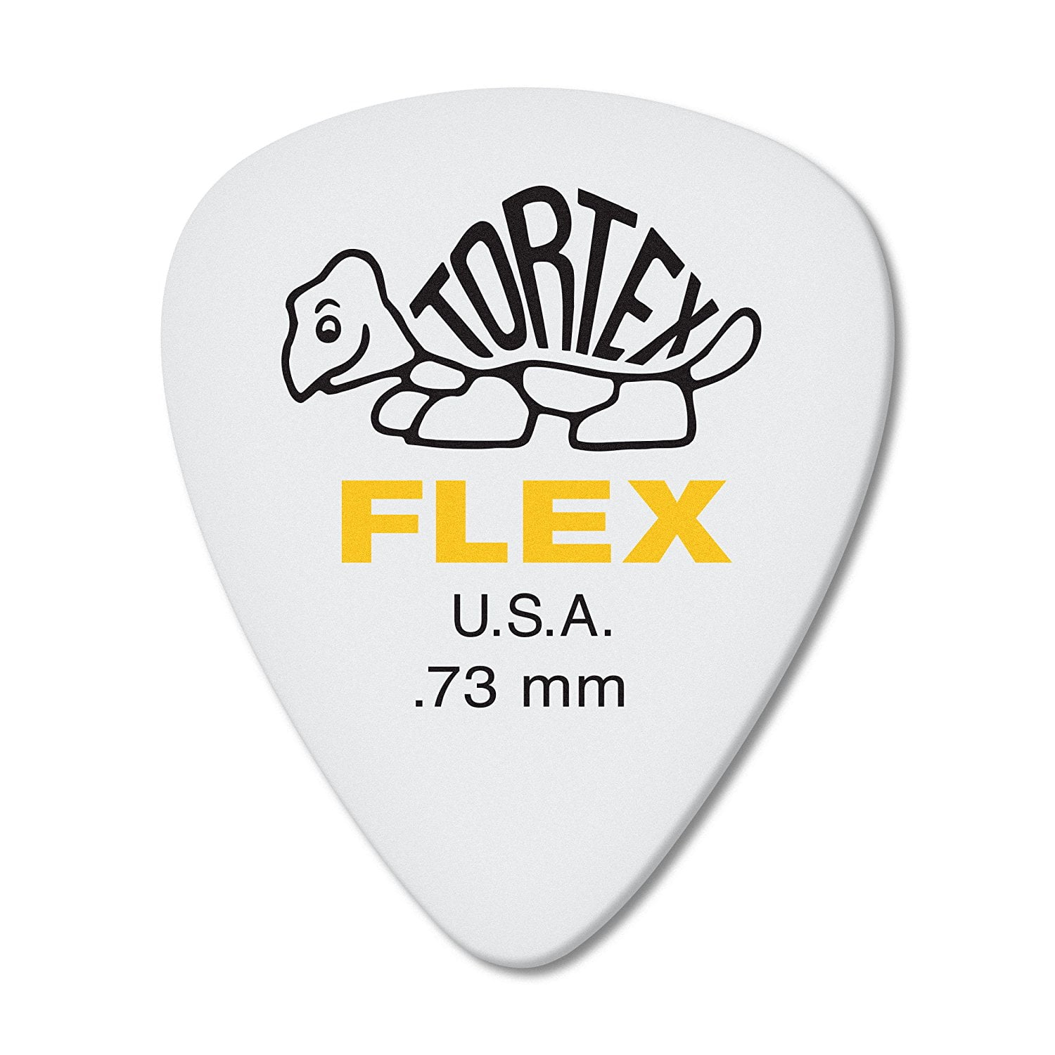 Dunlop 428 Tortex Flex Standard Guitar Picks, 72 Pack - .73mm