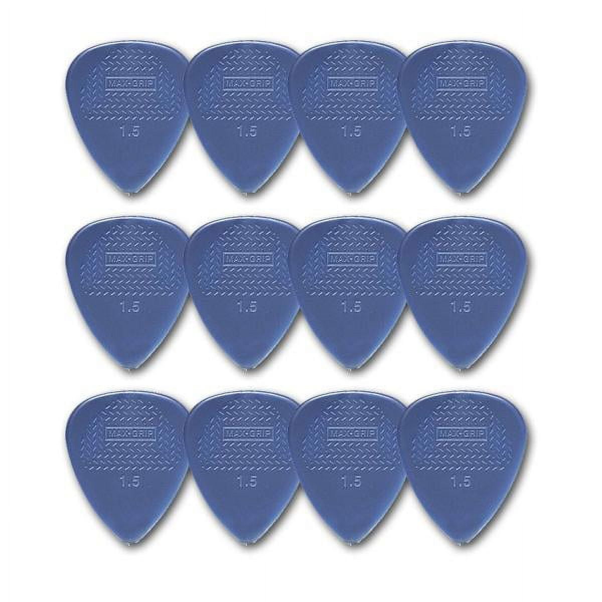 Dunlop 449P 12 Pack MaxGrip Standard Nylon 1.5mm Guitar Picks