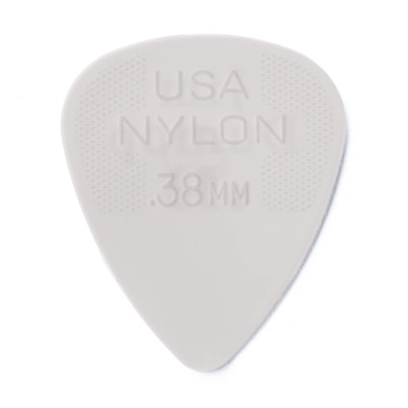 Dunlop 44R38 .38mm Nylon Standard Guitar Picks, 72-Pack