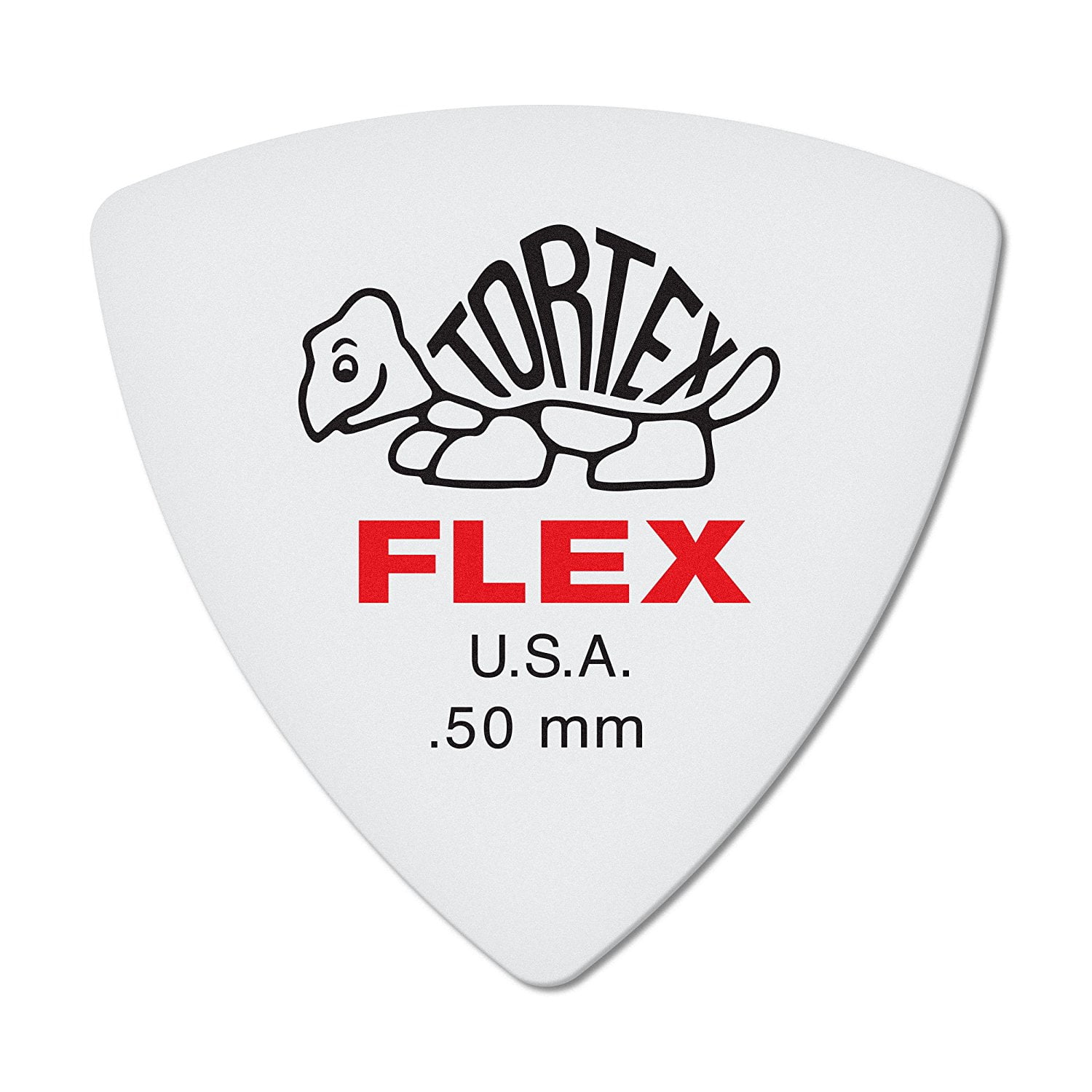 Dunlop 456 Tortex Flex Triangle Guitar Picks - 72 Pack - .50mm