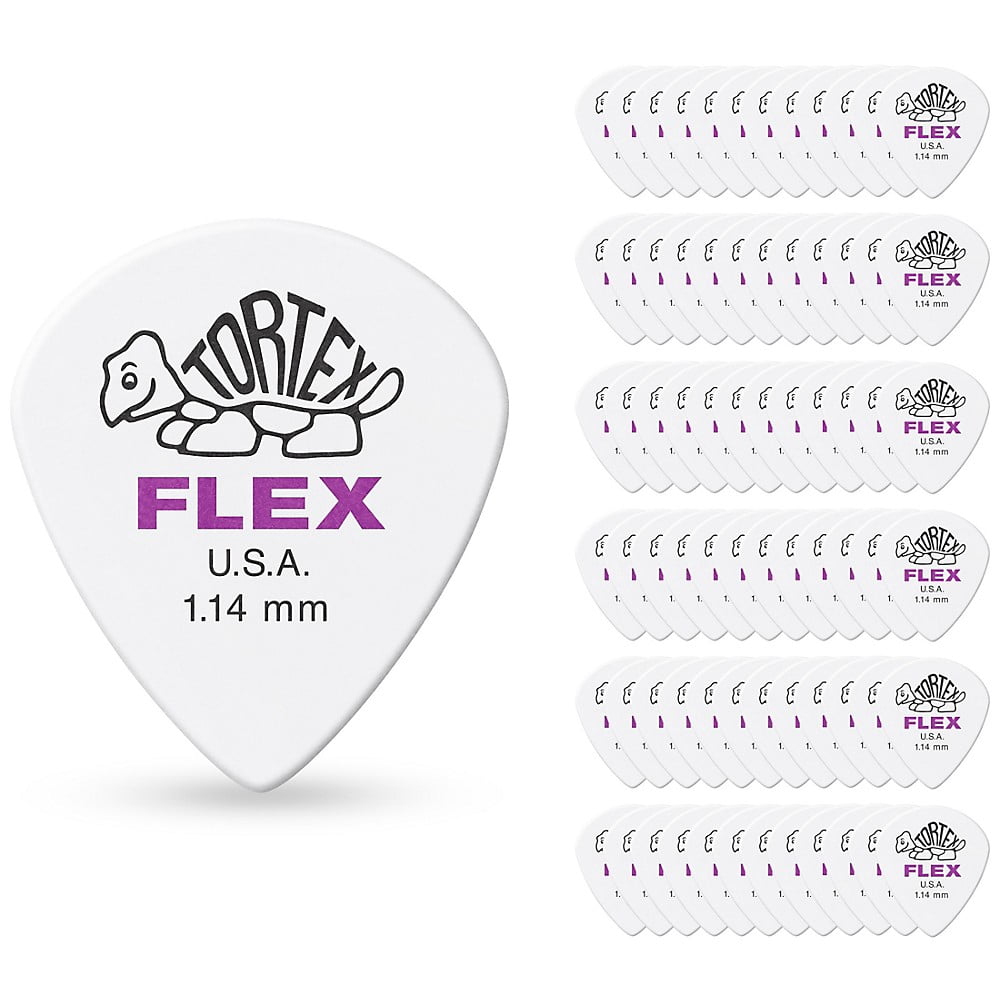 Dunlop Tortex Flex Jazz III Guitar Picks - 1.14mm - 72 picks