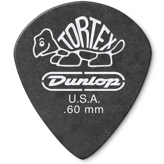 Dunlop 482R.60 Tortex Pitch Black Jazz III, .60mm, 72/Bag