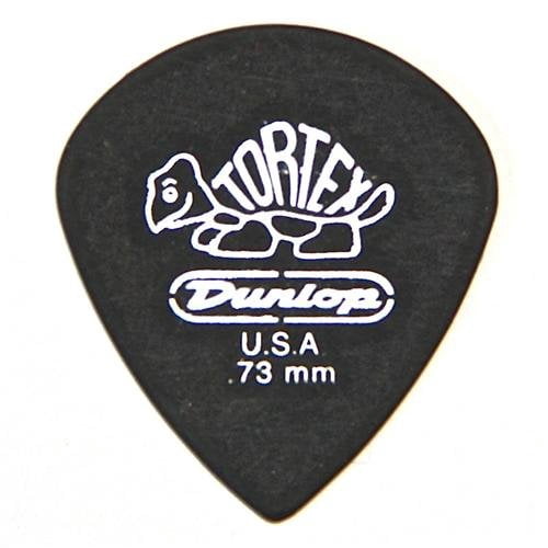 Dunlop 482R.73 Tortex Pitch Black Jazz III, .73mm, 72/Bag