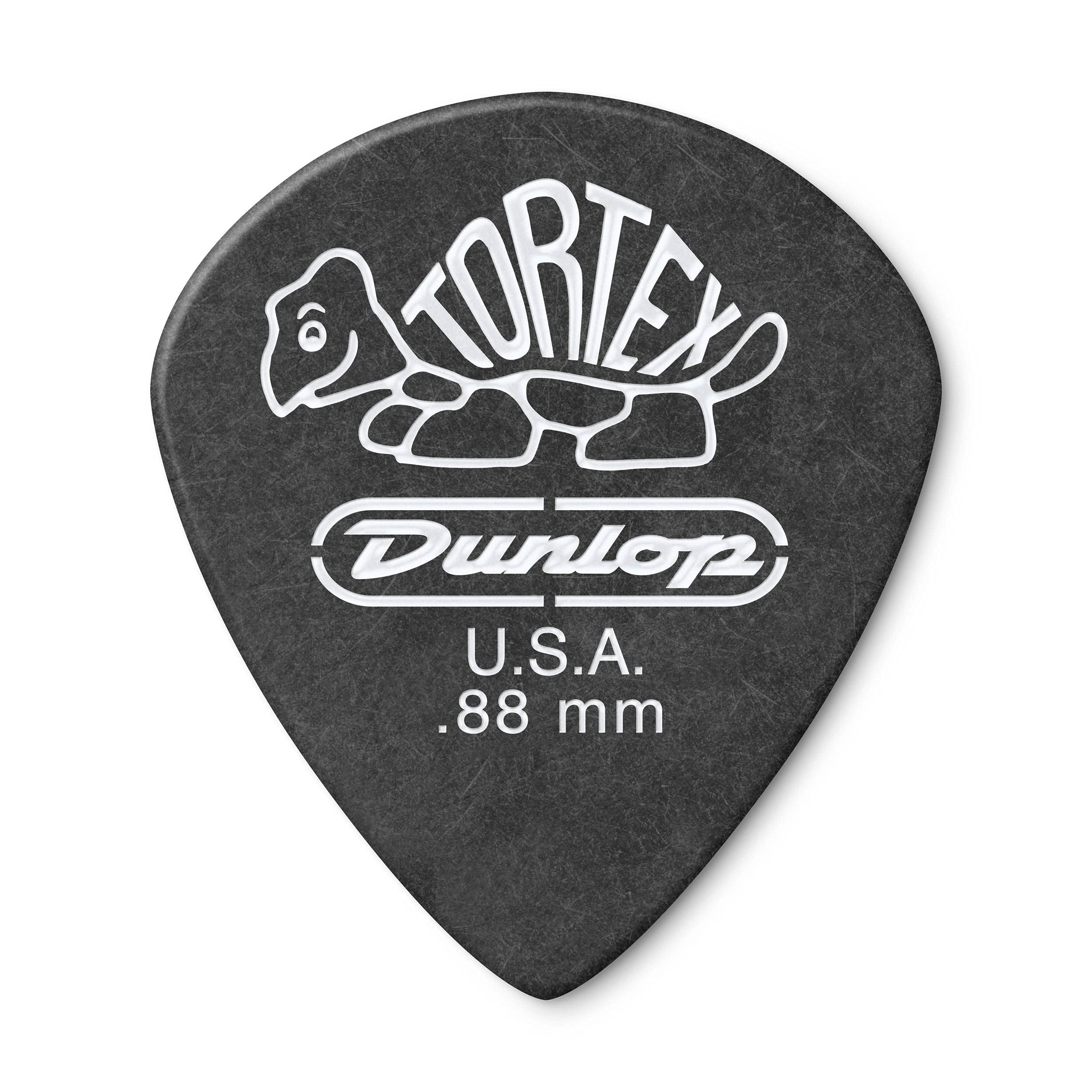Dunlop 482R.88 Tortex® Pitch Black Jazz III, .88mm, 72/Bag